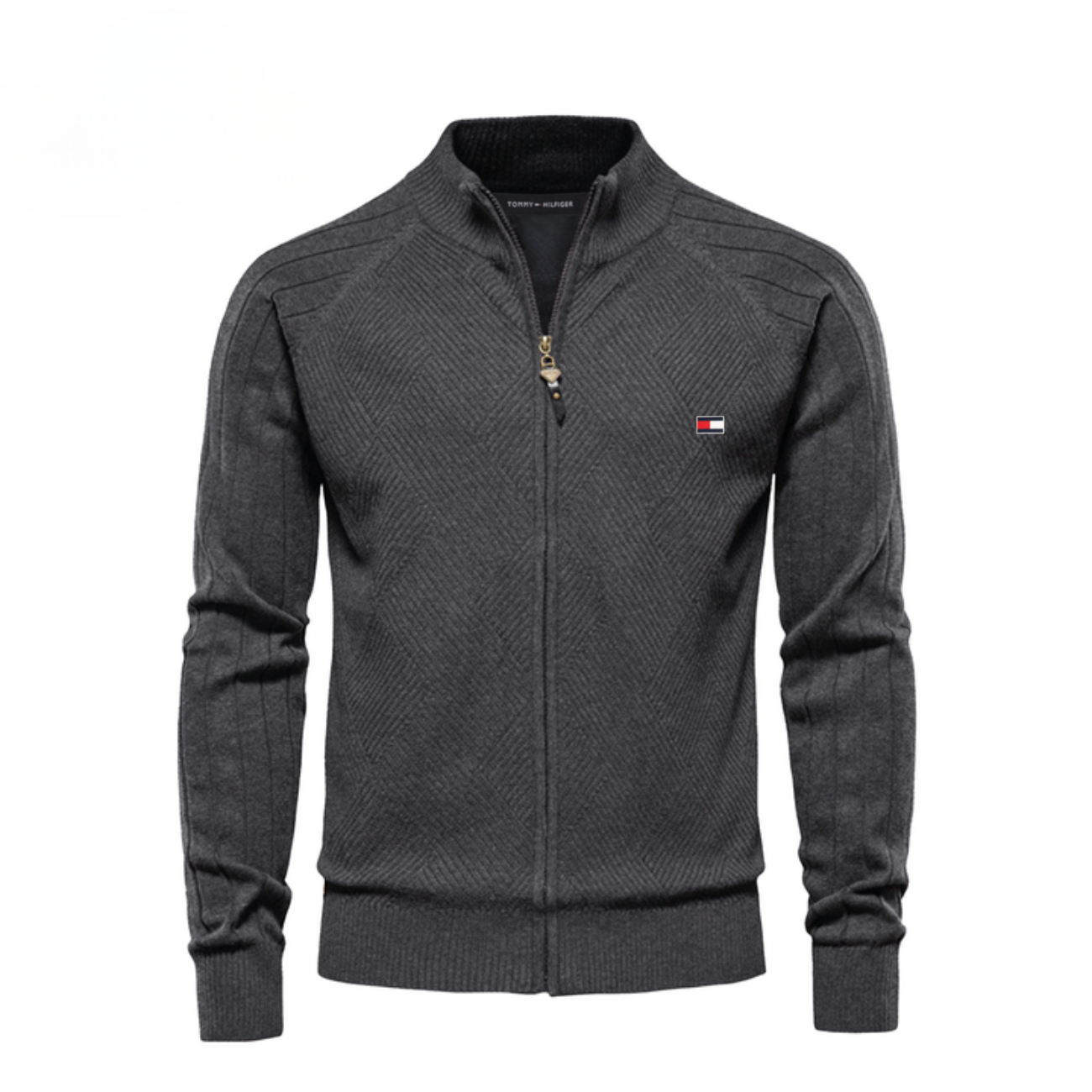 Men's Textured Zip Sweatshirt || CLEARANCE SALE