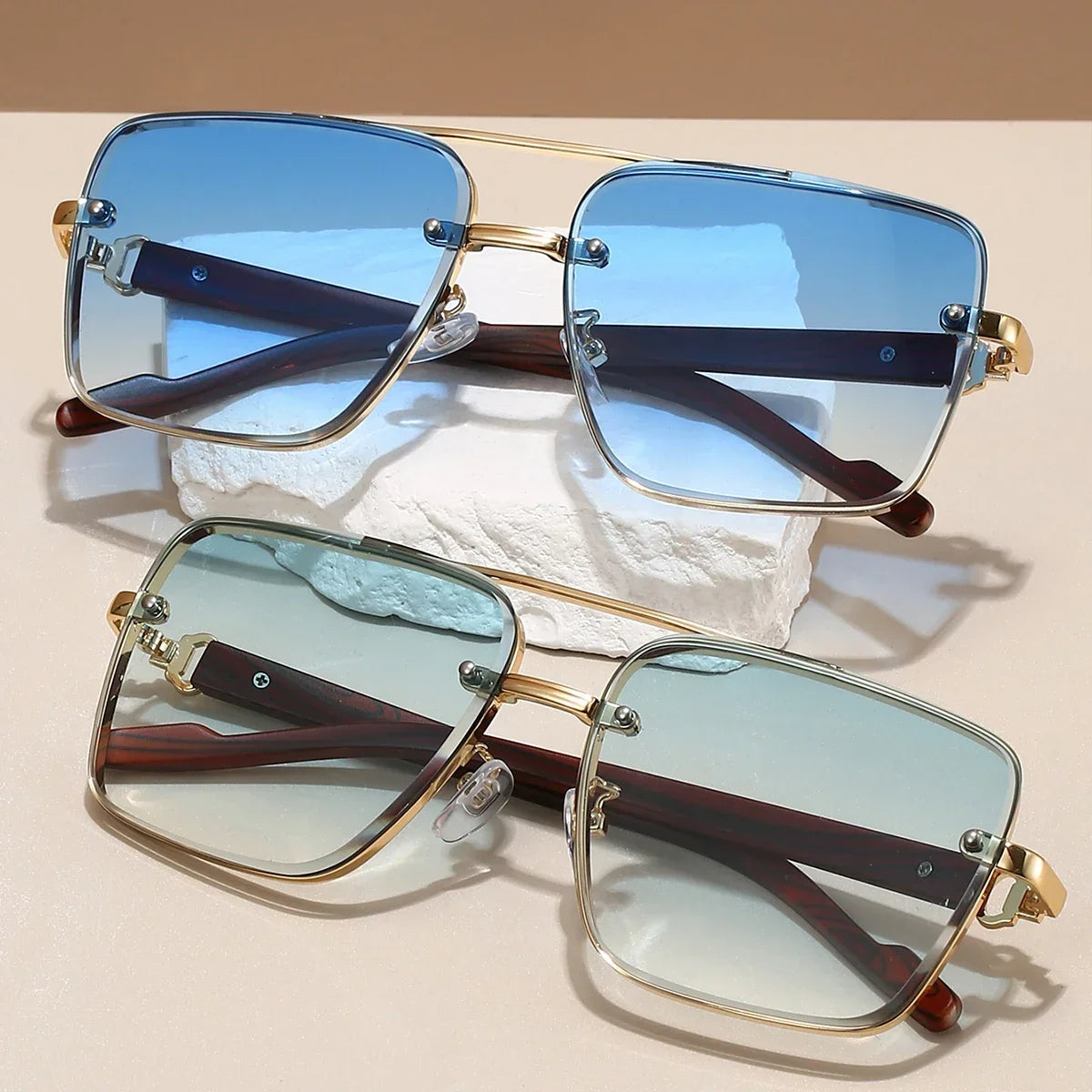 Lennox Goldwood Aviator Sunglasses