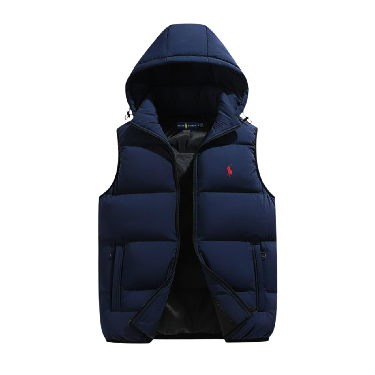 Padded vest with hood || Clearance Sale