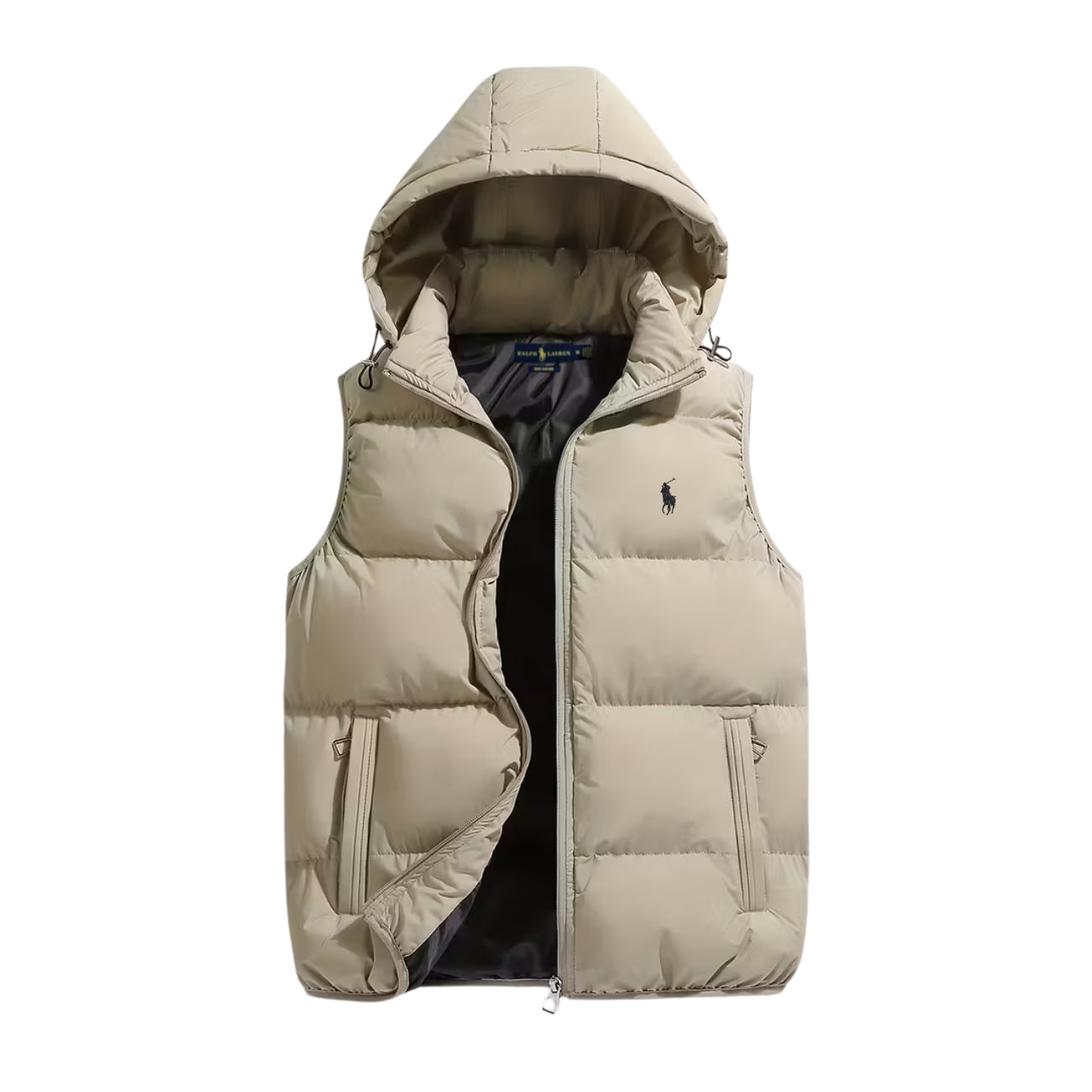 Padded vest with hood || Clearance Sale
