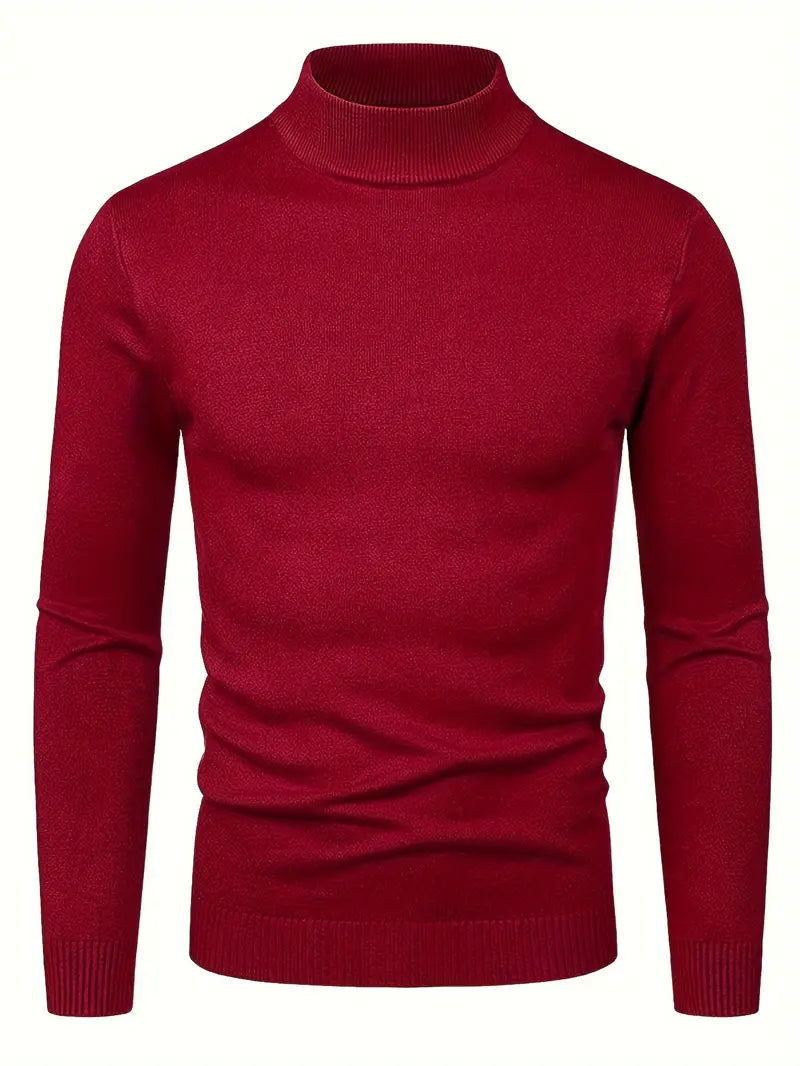 Elegant High Neck Sweater