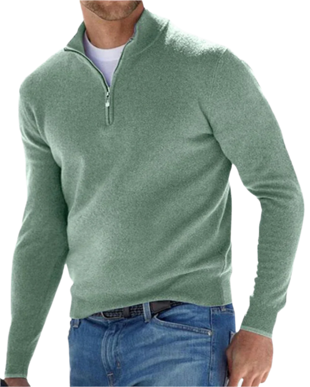 Elegant Zip Sweater