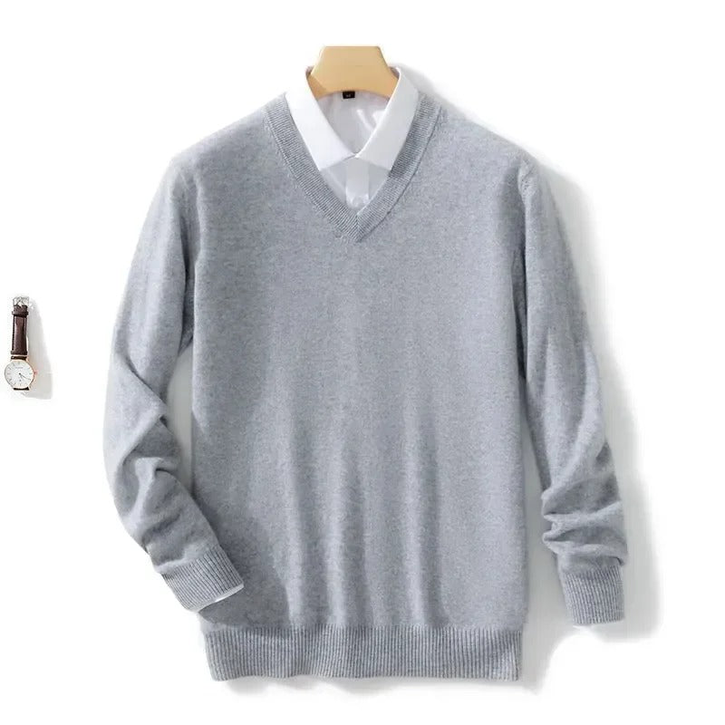Elegant V-neck Sweater