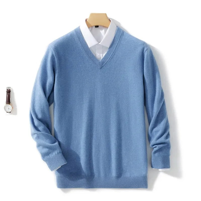 Elegant V-neck Sweater