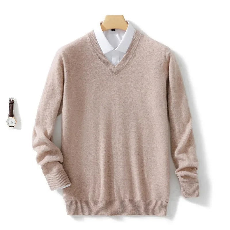 Elegant V-neck Sweater