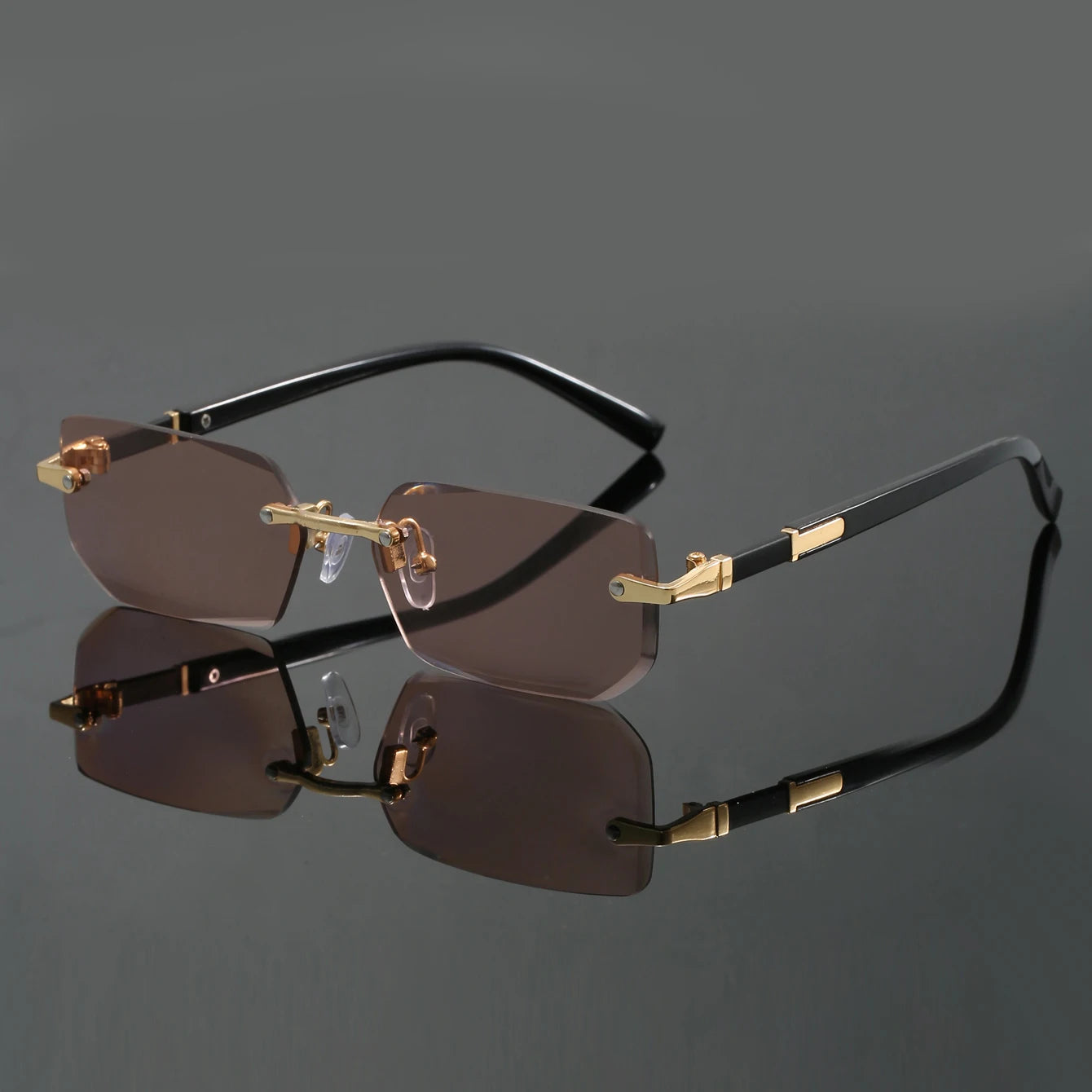 Nexis Cut Edge Rimless Sunglasses