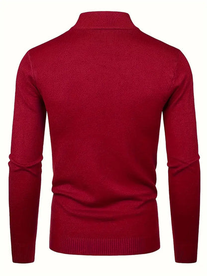 Elegant High Neck Sweater