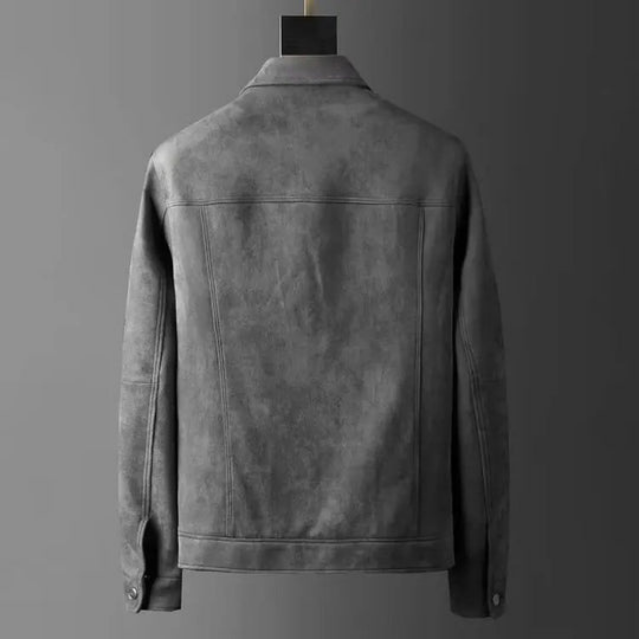 Classic Suede-Style Utility Jacket - Clearance Sale