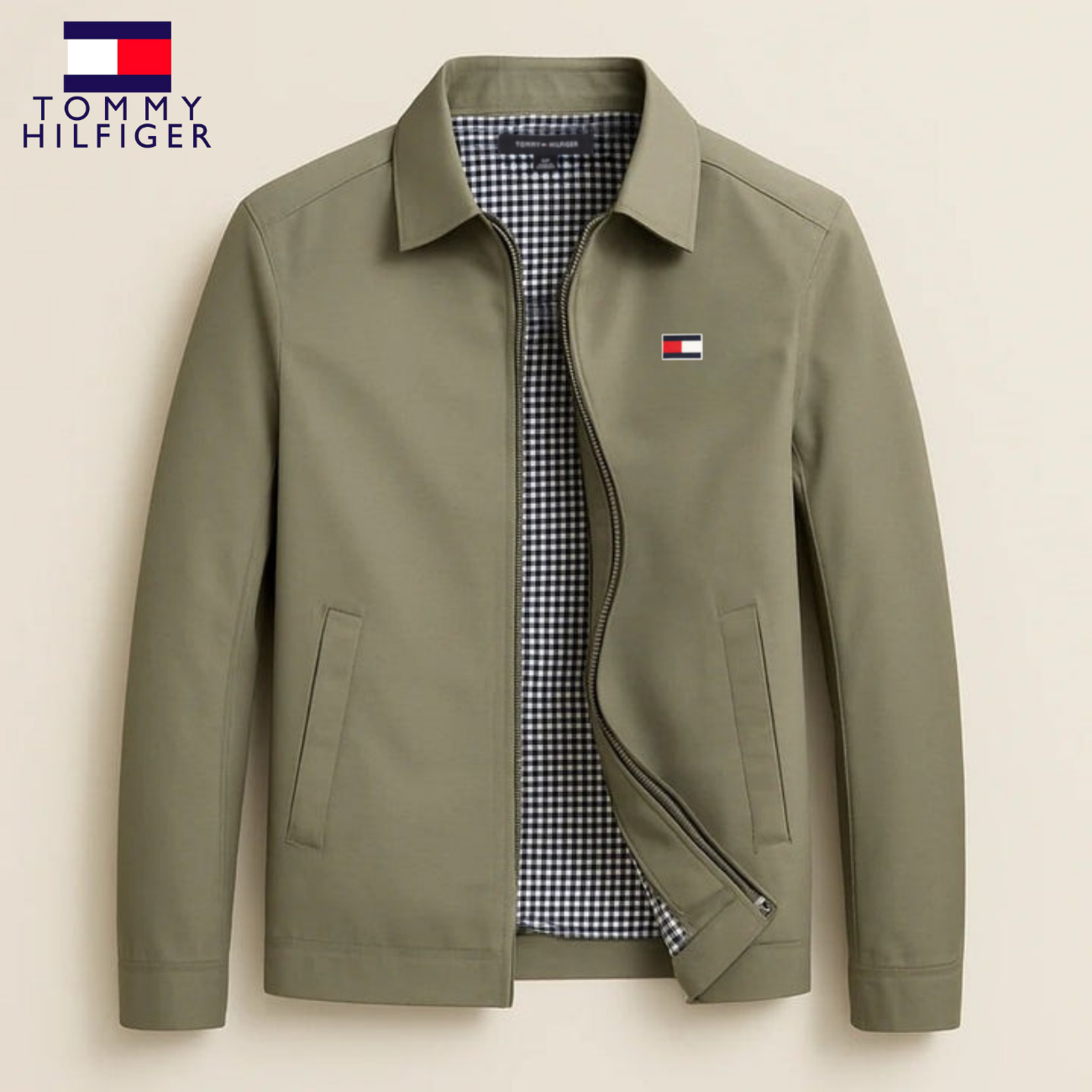 Elegant Jacket with Zip - CLEARANCE SALE
