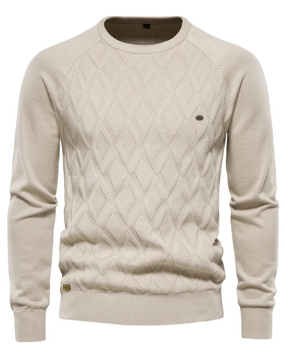 Men's Checkered Design Sweater V2