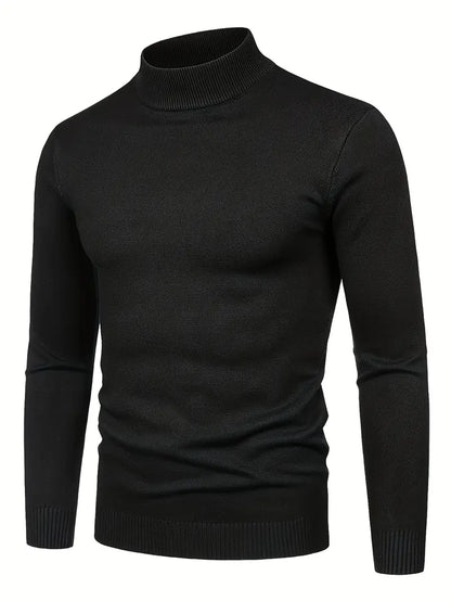 Elegant High Neck Sweater