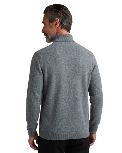 Elegant High Neck Cashmere Sweater