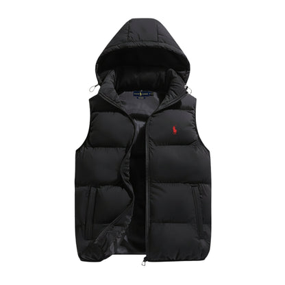 Padded vest with hood || Clearance Sale
