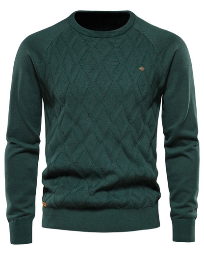 Men's Checkered Design Sweater V2
