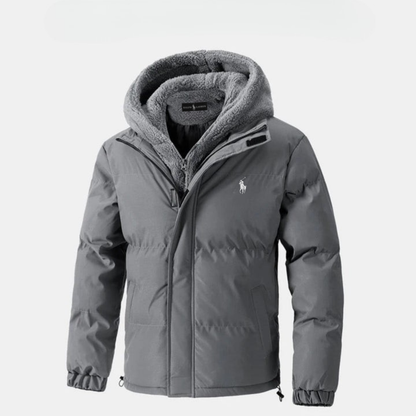 Padded Winter Jacket with Fleece Hood || CLEARANCE SALE