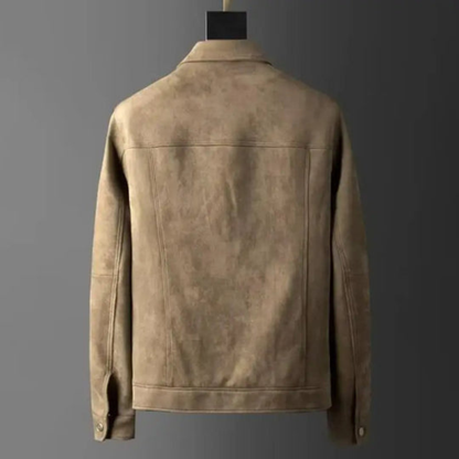 Classic Suede-Style Utility Jacket - Clearance Sale