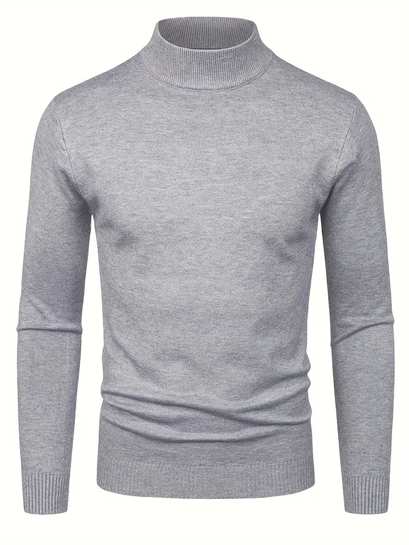 Elegant High Neck Sweater