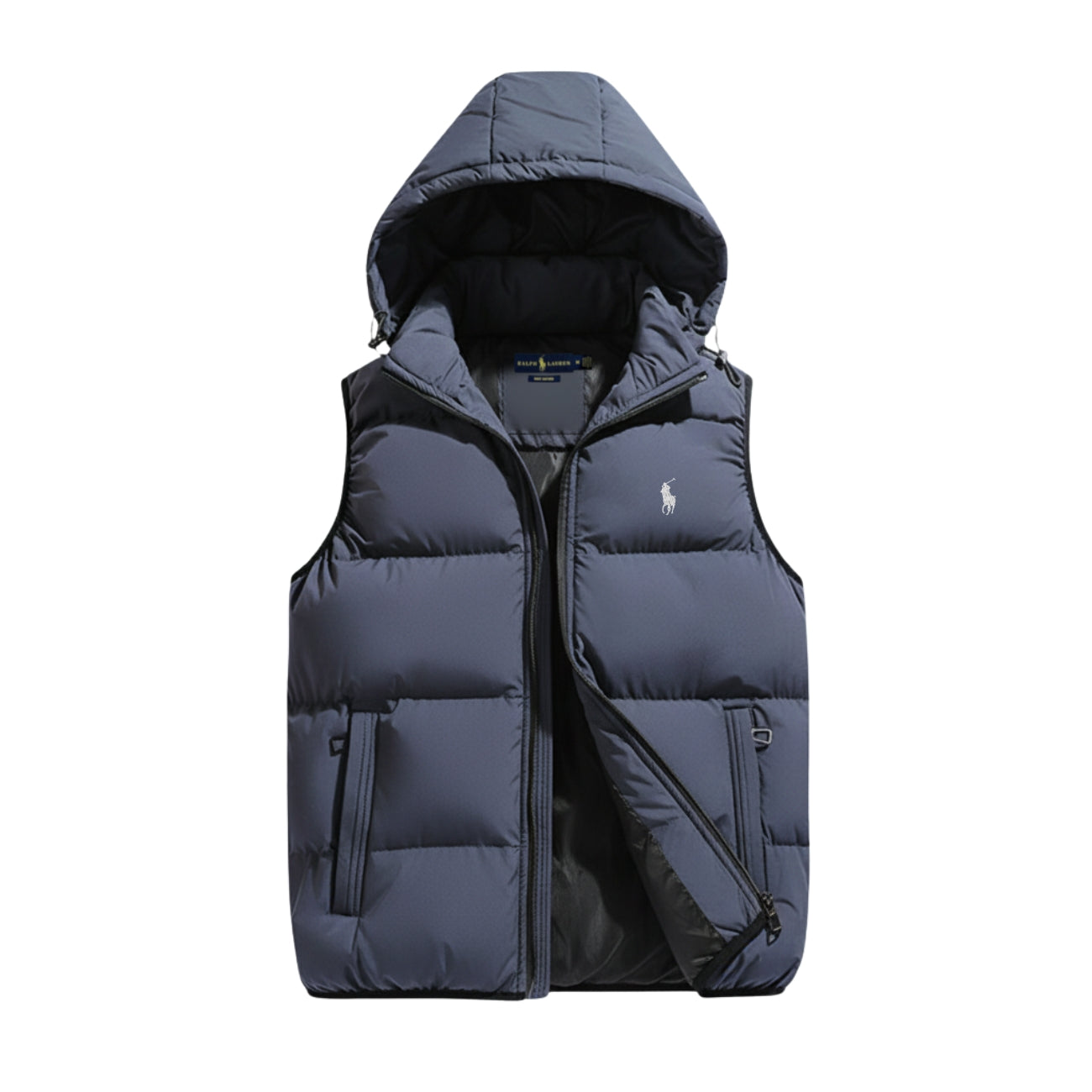 Padded vest with hood || Clearance Sale