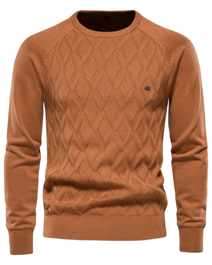 Men's Checkered Design Sweater V2