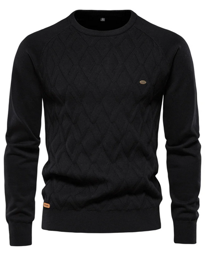 Men's Checkered Design Sweater V2