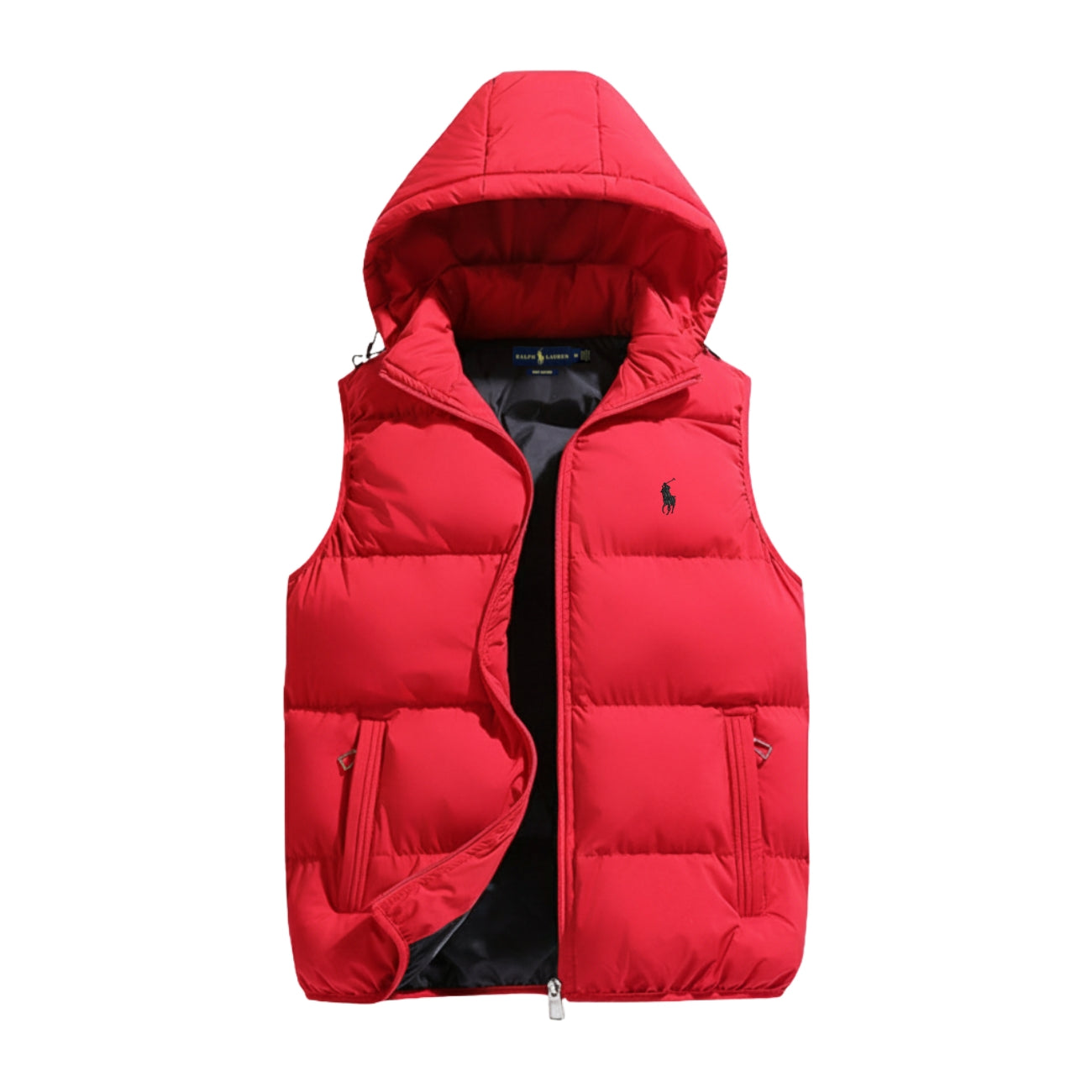 Padded vest with hood || Clearance Sale