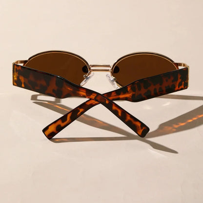 Cortona Gold-Link Oval Shades