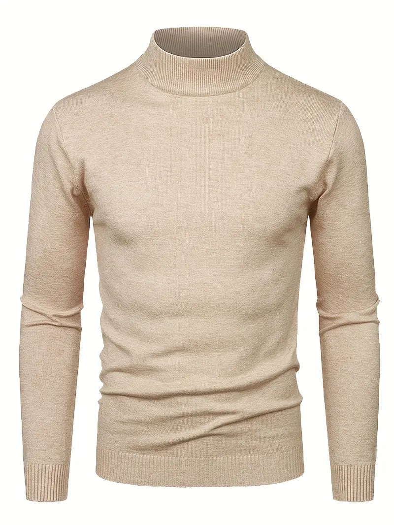 Elegant High Neck Sweater