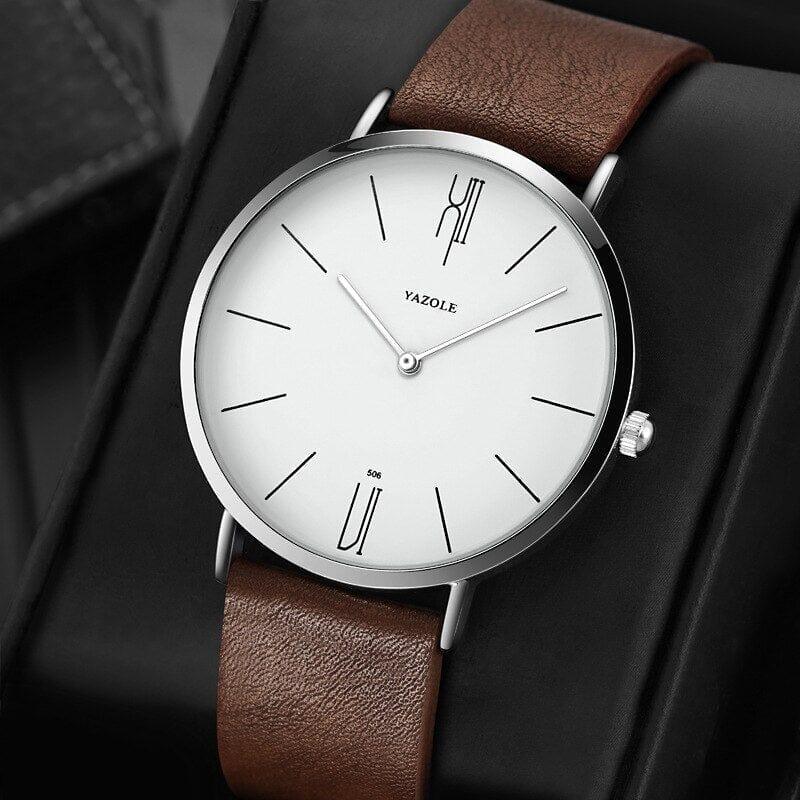 Old Money Leather Watch Civain