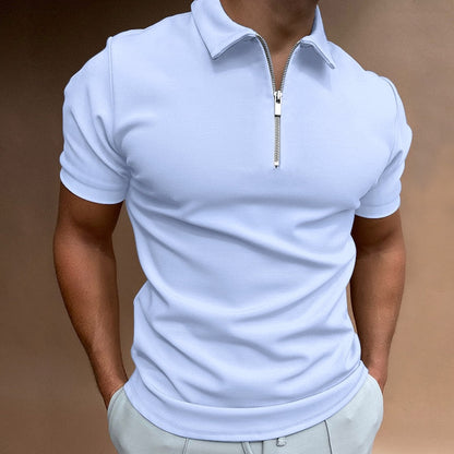 Polo Shirt with Zip