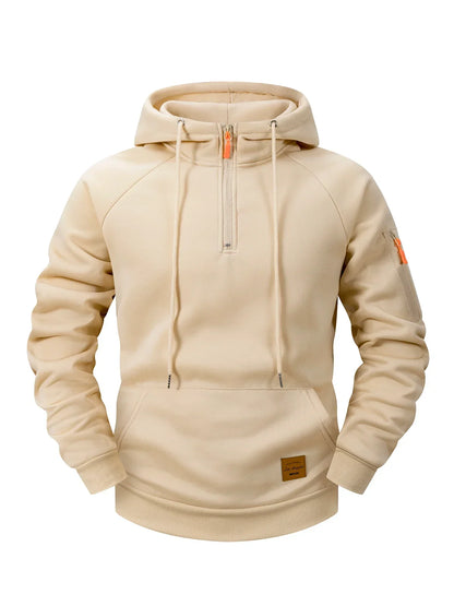 Elegant Hooded Coat for Men