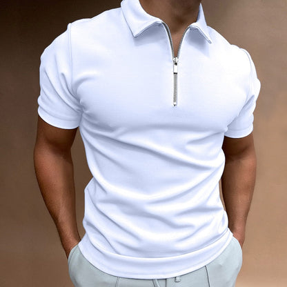 Polo Shirt with Zip