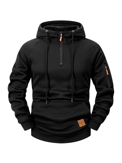 Elegant Hooded Coat for Men