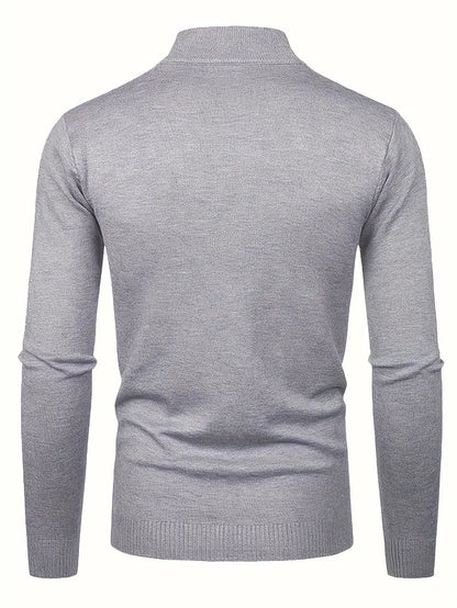 Elegant High Neck Sweater