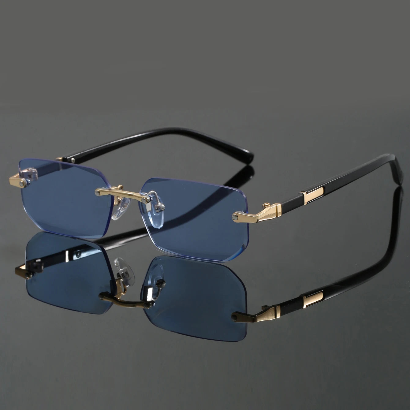 Nexis Cut Edge Rimless Sunglasses