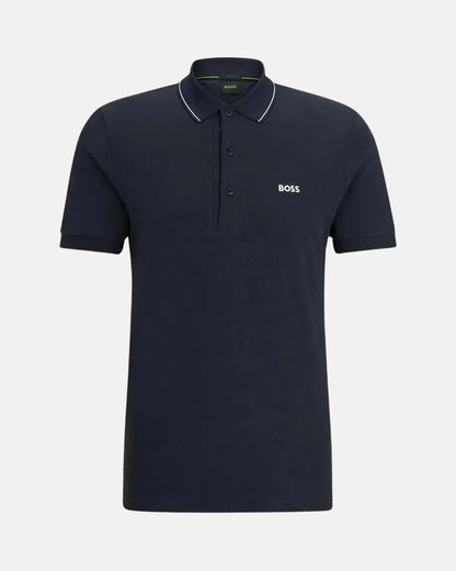 BOSS PAULE 4 SLIM FIT POLO SHIRT DARK BLUE