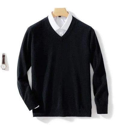 Elegant V-neck Sweater