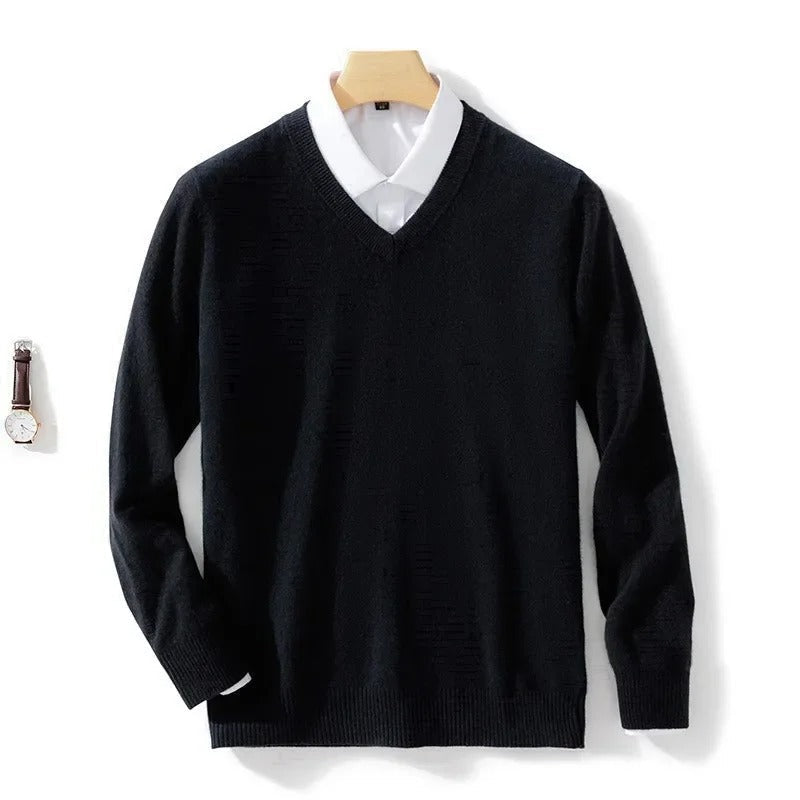 Elegant V-neck Sweater